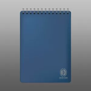 Bloco de Notas personalizado azul